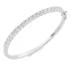 Beaverbrooks Silver Cubic Zirconia Bangle