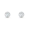 Beaverbrooks Silver Cubic Zirconia Stud Earrings