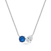Beaverbrooks Silver Cubic Zirconia Necklace