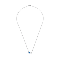 Beaverbrooks Silver Cubic Zirconia Necklace
