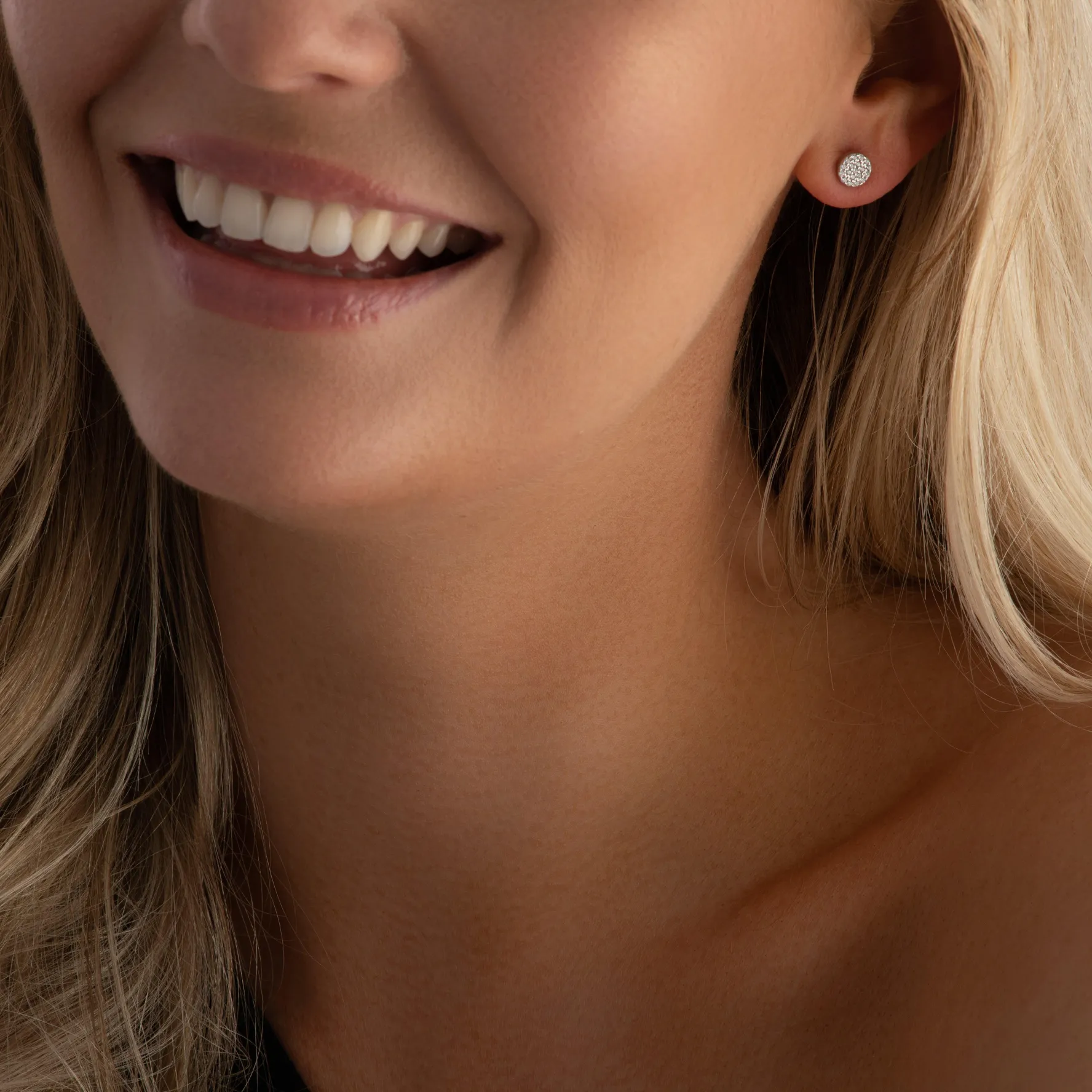 Beaverbrooks Silver Cubic Zirconia Stud Earrings