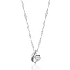 Beaverbrooks Silver Cubic Zirconia Pendant