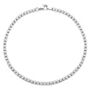 Beaverbrooks Silver Cubic Zirconia Tennis Bracelet