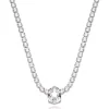 Beaverbrooks Silver Cubic Zirconia Collarette