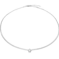Beaverbrooks Silver Cubic Zirconia Collarette