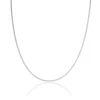 Beaverbrooks Silver Curb Chain 45cm
