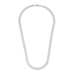 Beaverbrooks Silver Curb Chain