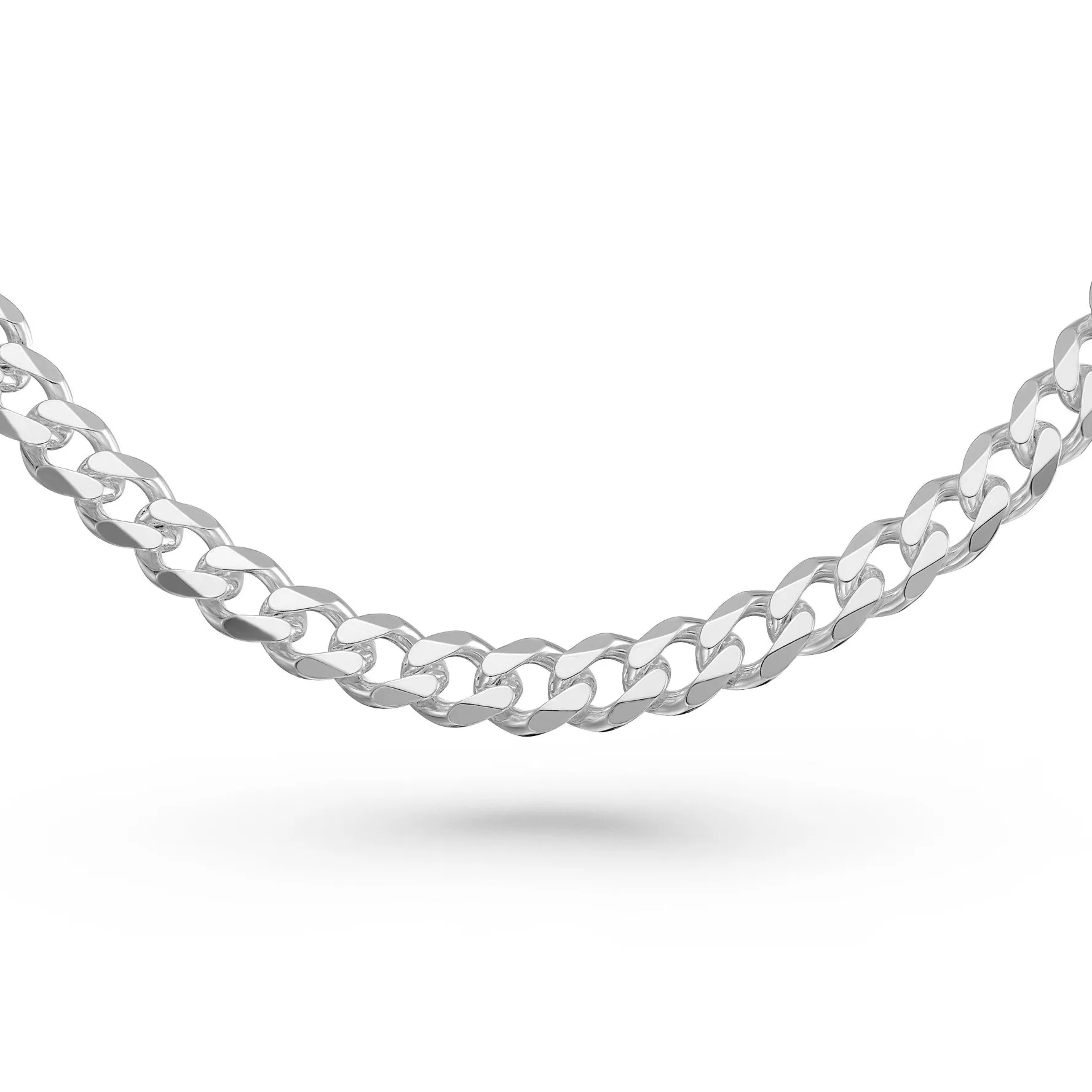 Beaverbrooks Silver Curb Men's Bracelet