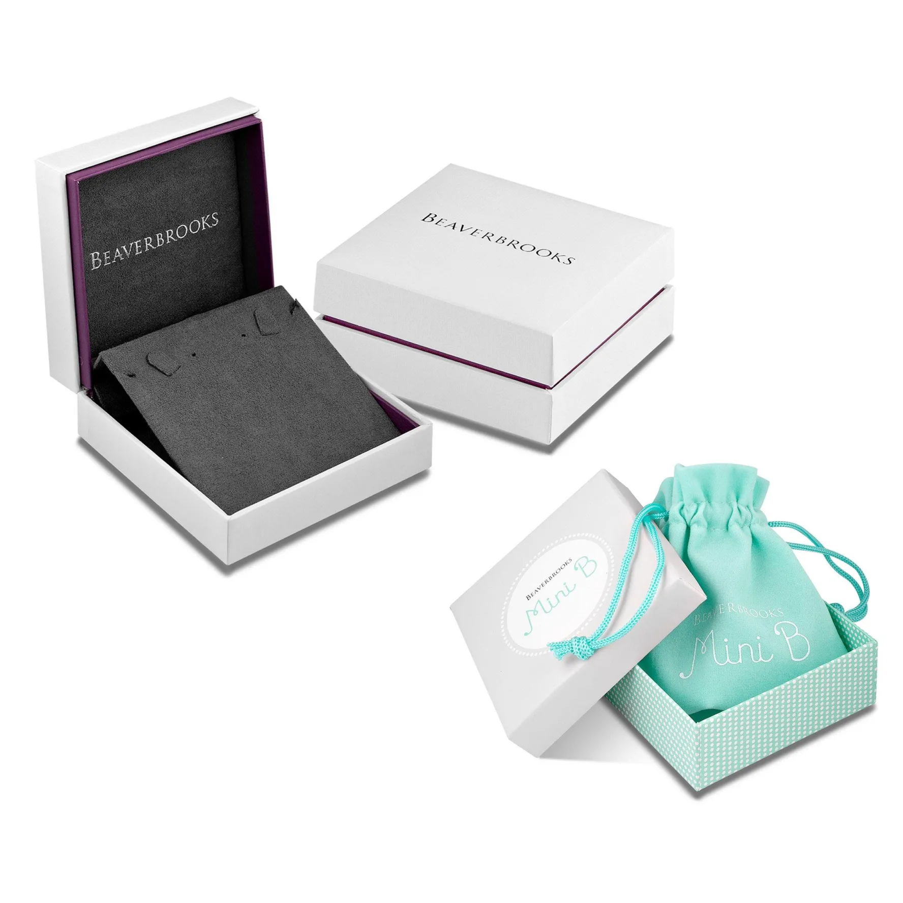 Beaverbrooks Silver Father and Son Curb Chain Set