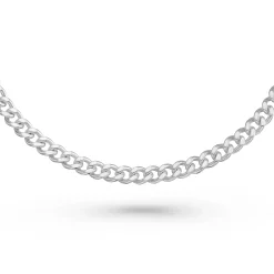 Beaverbrooks Silver Father and Son Curb Bracelet Set
