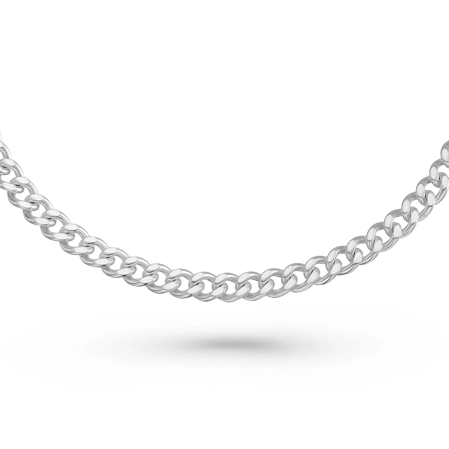 Beaverbrooks Silver Father and Son Curb Bracelet Set