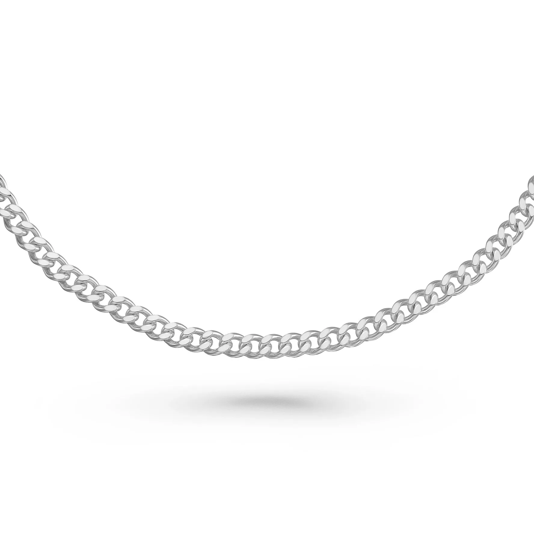 Beaverbrooks Silver Father and Son Curb Bracelet Set