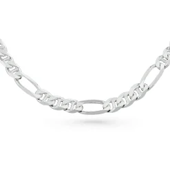 Beaverbrooks Silver Figaro Bracelet