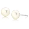 Beaverbrooks Silver Freshwater Cultured Pearl Earrings