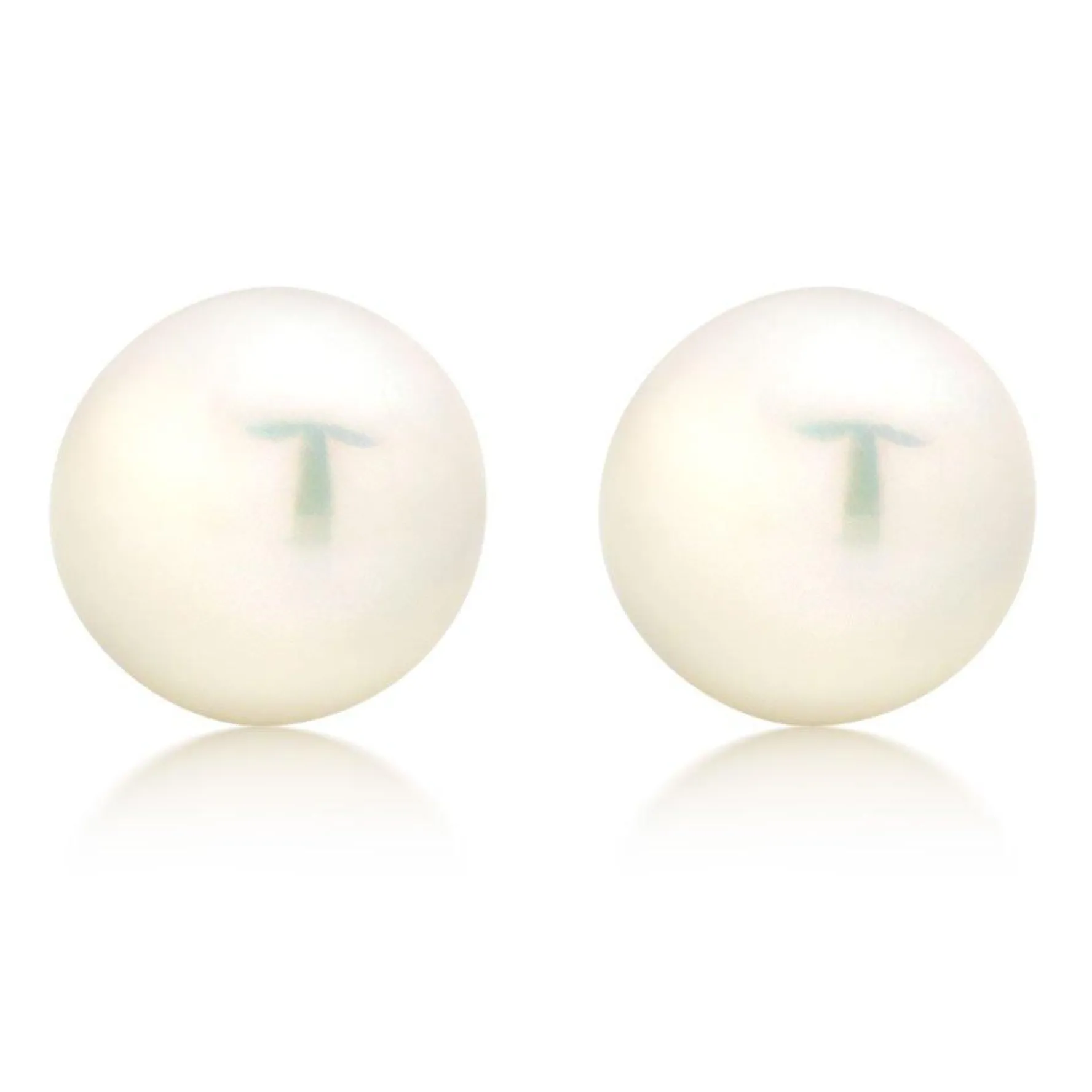 Beaverbrooks Silver Freshwater Cultured Pearl Earrings