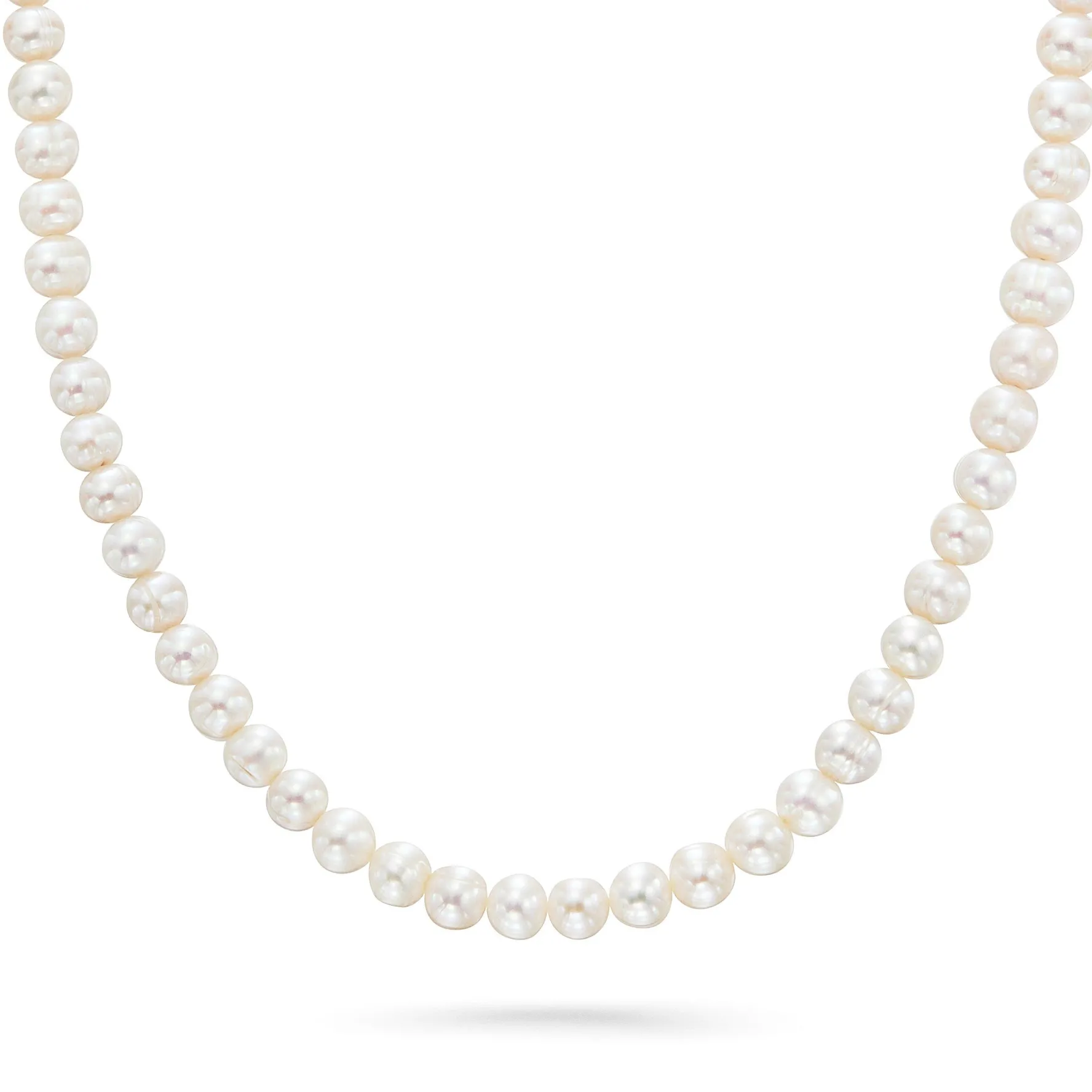 Beaverbrooks Silver Freshwater Cultured Pearl Necklace