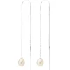 Beaverbrooks Silver Freshwater Cultured Pearl Double Drop Earrings