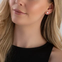 Beaverbrooks Silver Freshwater Cultured Pearl Earrings
