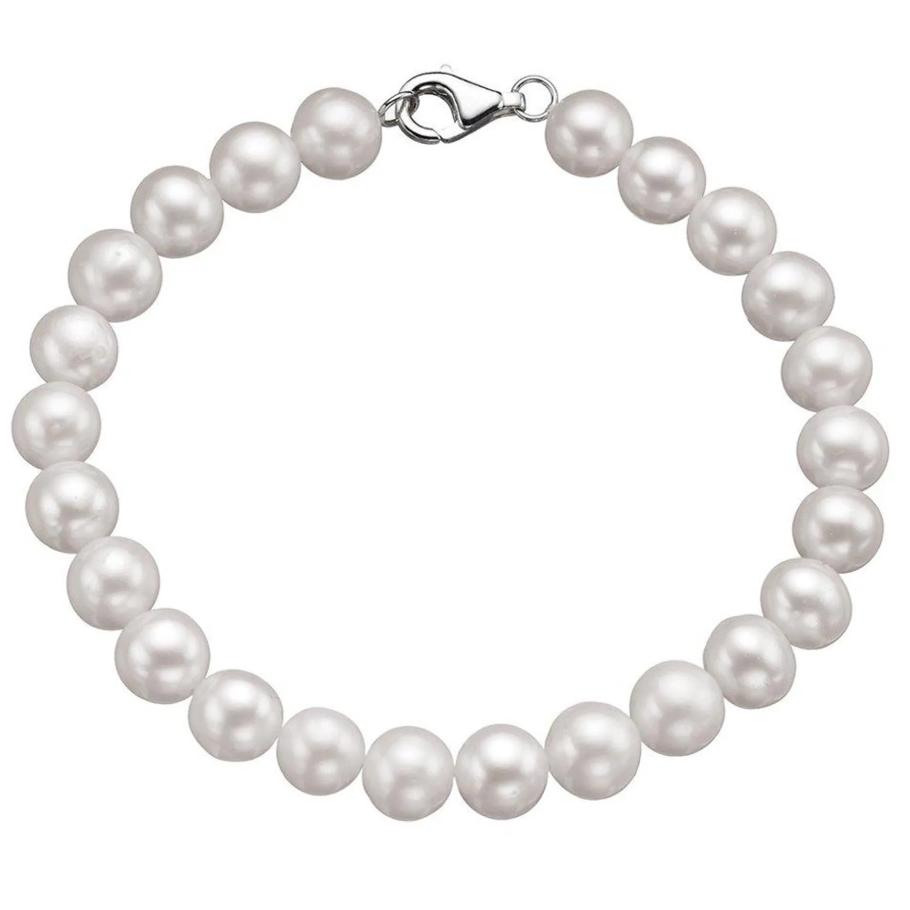 Beaverbrooks Silver Freshwater Cultured Pearl Bracelet