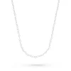 Beaverbrooks Silver Heart Link Chain Necklace