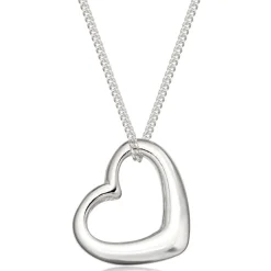 Beaverbrooks Silver Heart Pendant