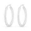 Beaverbrooks Silver Hoop Earrings