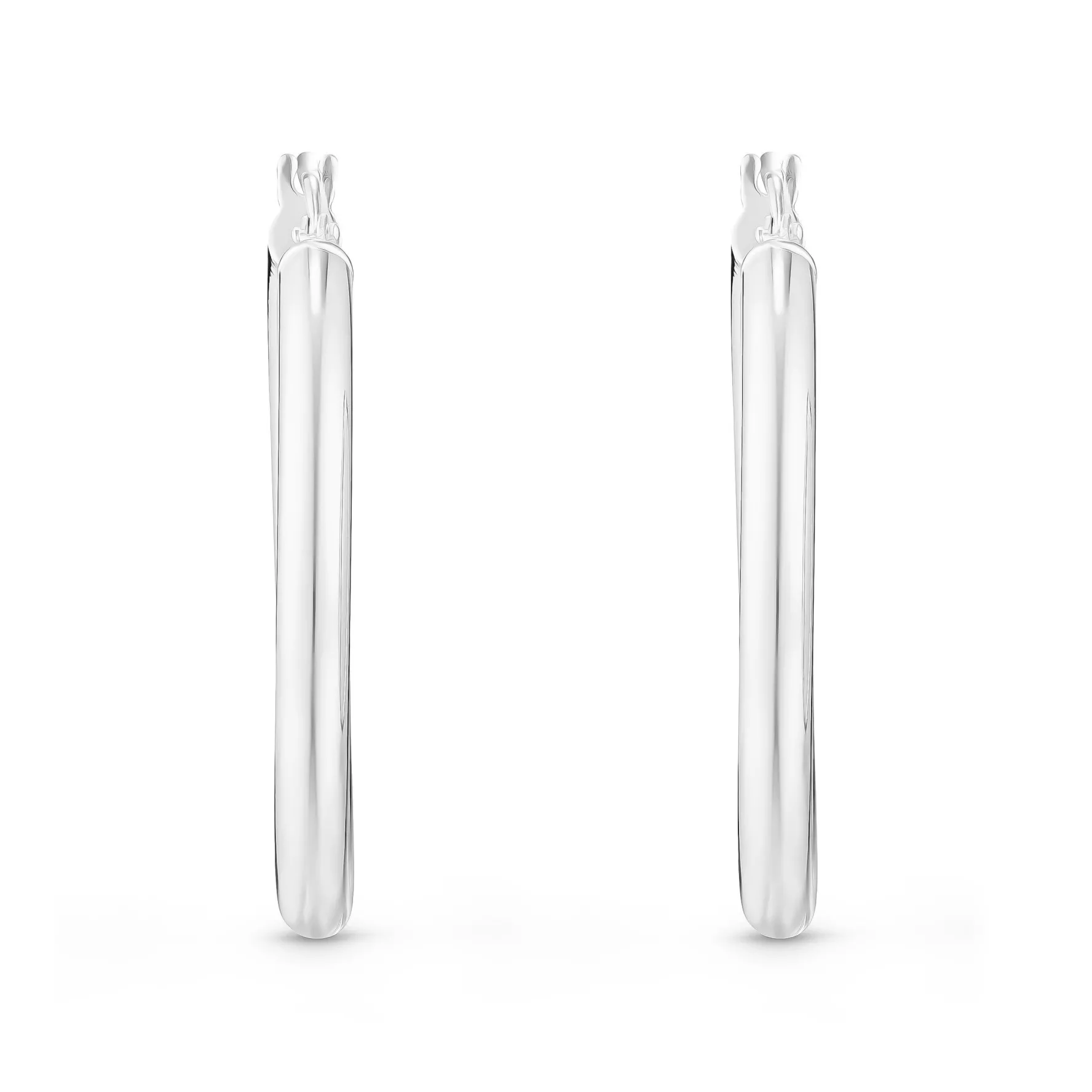 Beaverbrooks Silver Hoop Earrings