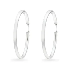Beaverbrooks Silver Hoop Earrings