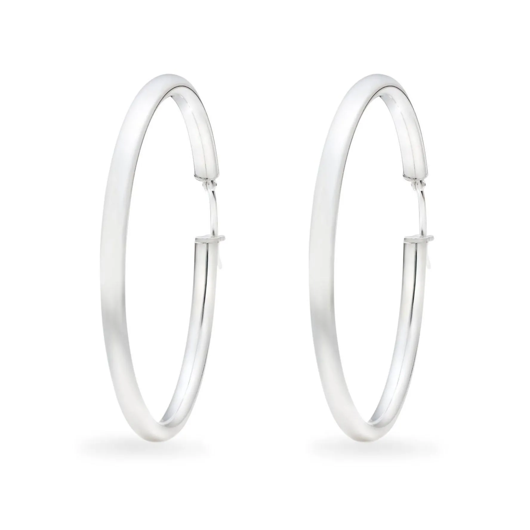 Beaverbrooks Silver Hoop Earrings