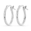 Beaverbrooks Silver Hoop Earrings