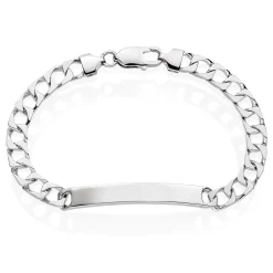 Beaverbrooks Silver ID Men's Bracelet
