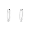 Beaverbrooks Silver 25mm Hoop Earrings