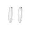 Beaverbrooks Silver 32mm Hoop Earrings