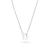 Beaverbrooks Silver Petite Initial D Necklace