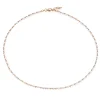 Beaverbrooks Silver Rose Gold Plated Necklace