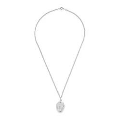 Beaverbrooks Silver Saint Christopher Pendant