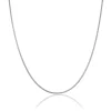 Beaverbrooks Silver Snake Chain 50cm