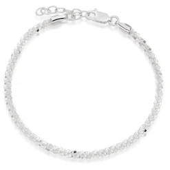 Beaverbrooks Silver Sparkle Bracelet