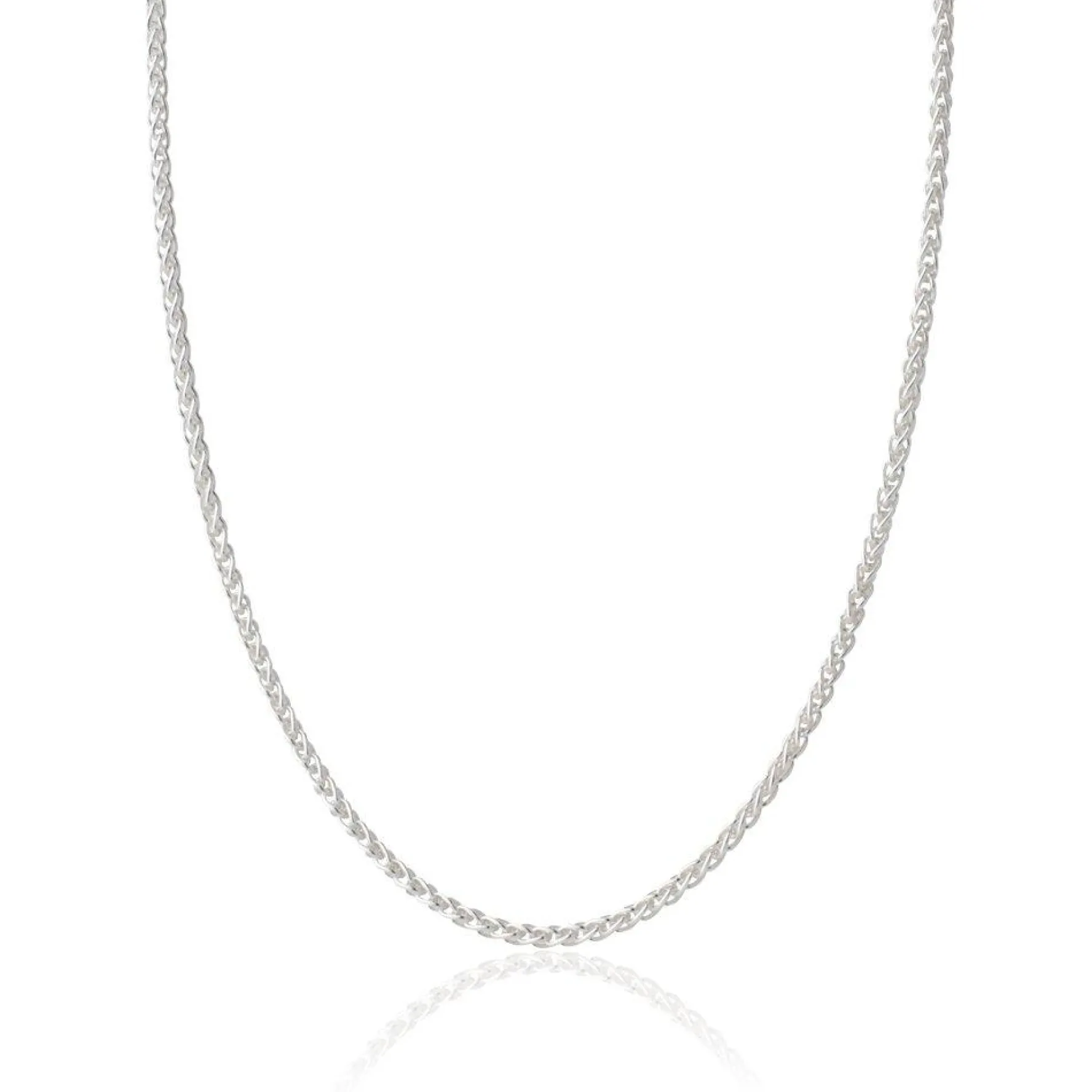 Beaverbrooks Silver Spiga Chain