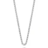 Beaverbrooks Silver Spiga Chain 60cm