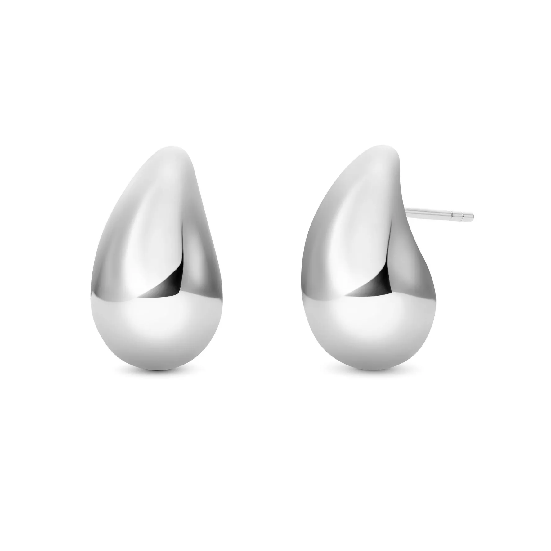 Beaverbrooks Silver Teardrop Stud Earrings