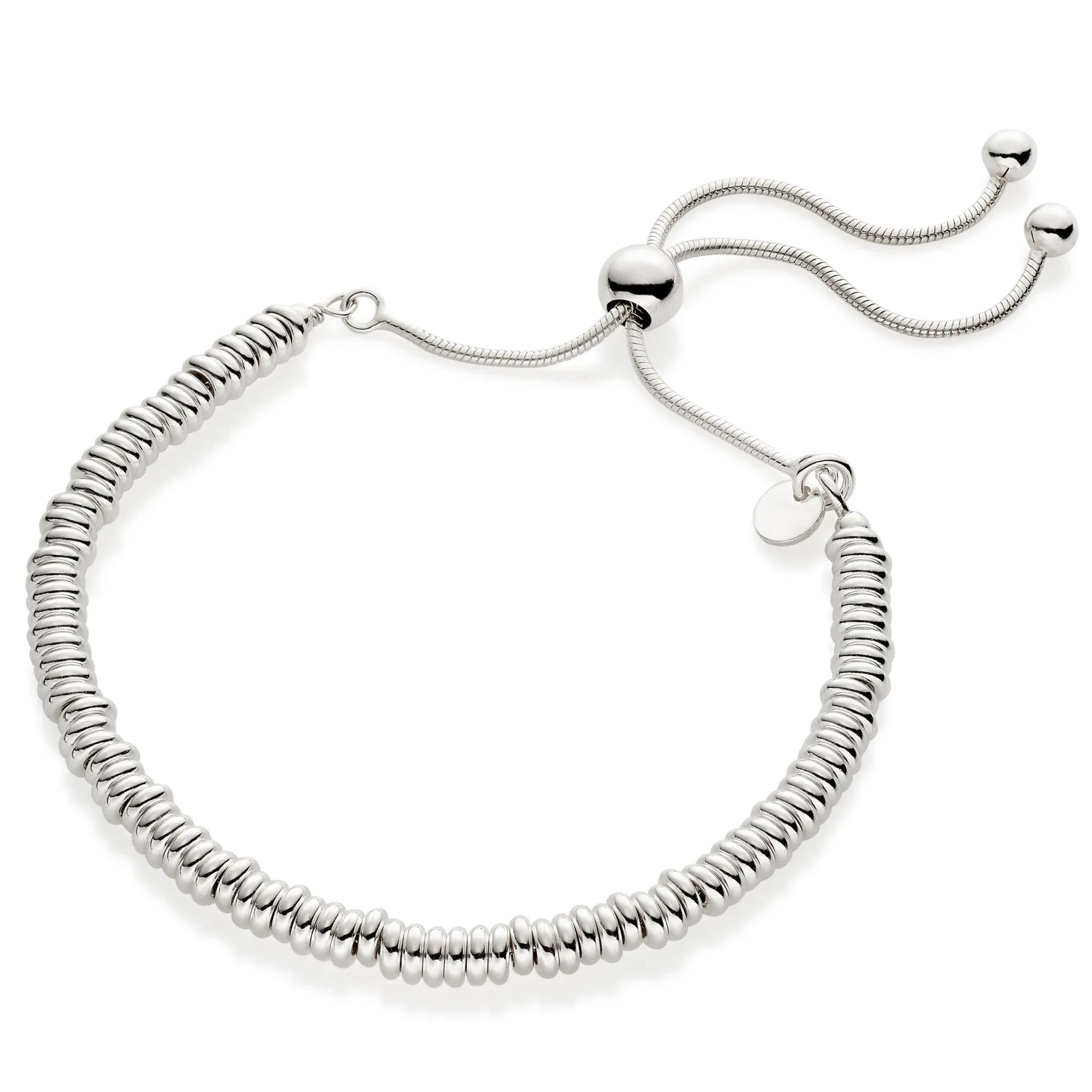 Beaverbrooks Silver Toggle Bracelet