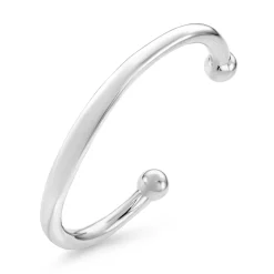 Beaverbrooks Silver Torque ID Bangle