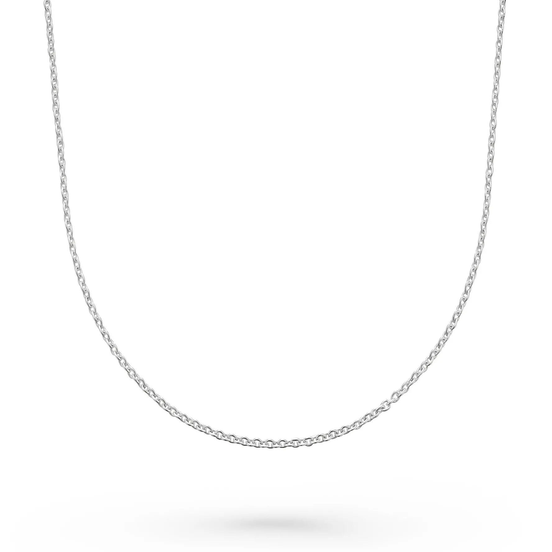 Beaverbrooks Silver Trace Chain 45cm