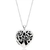 Beaverbrooks Silver Tree Heart Locket