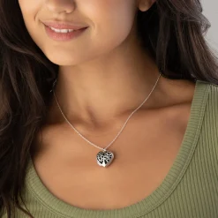 Beaverbrooks Silver Tree Heart Locket