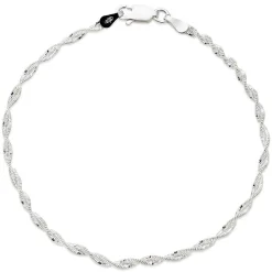 Beaverbrooks Silver Twist Bracelet