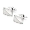 Beaverbrooks Stainless Steel Cubic Zirconia Cufflinks