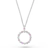 Beaverbrooks Starlit 9ct White Gold Diamond Tourmaline Pendant
