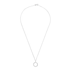Beaverbrooks Starlit 9ct White Gold Diamond Tourmaline Pendant